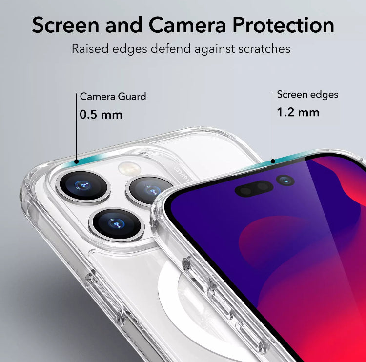 ESR Branded Clear MagSafe Shockproof Hybrid Hardshell Phone Case with HaloLock Feature- for Apple iPhones/14 Series - Super Savings Technologies Co.,LTD ESR Branded Clear MagSafe Shockproof Hybrid Hardshell Phone Case with HaloLock Feature- for Apple iPhones/14 Series - Super Savings Technologies Co.,LTD